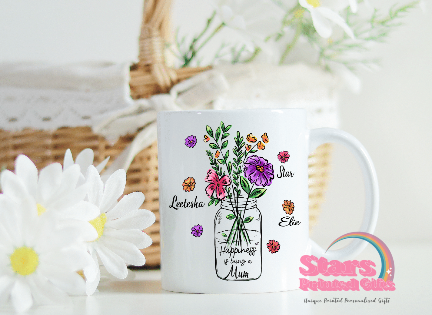 Custom Personalised Happiness Personalised 11/15oz Ceramic Mug