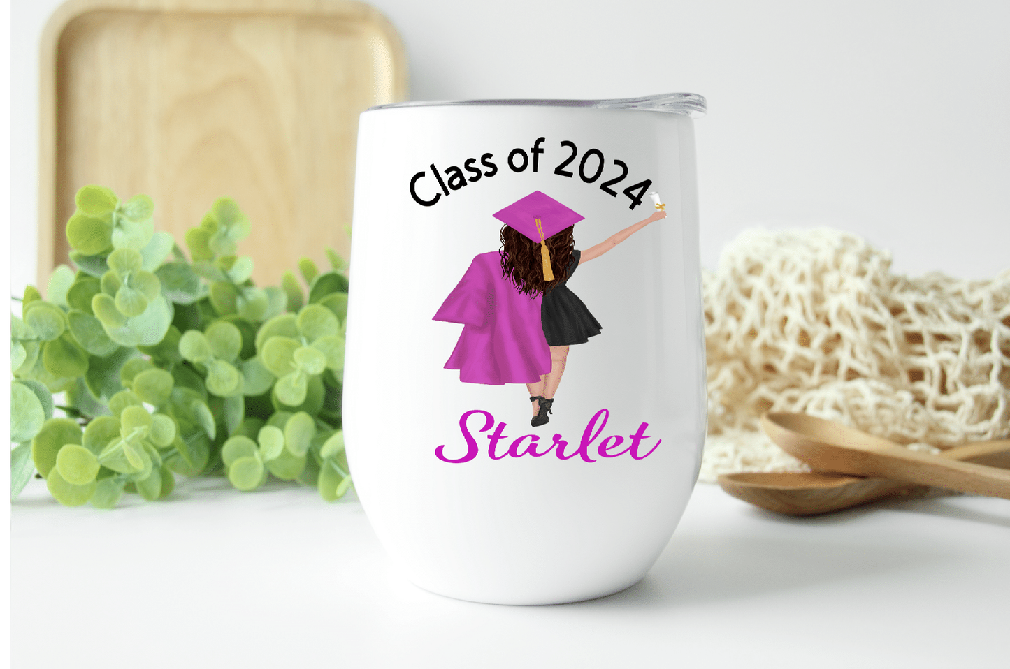 Graduation Personalised Wine/Coffee Tumbler