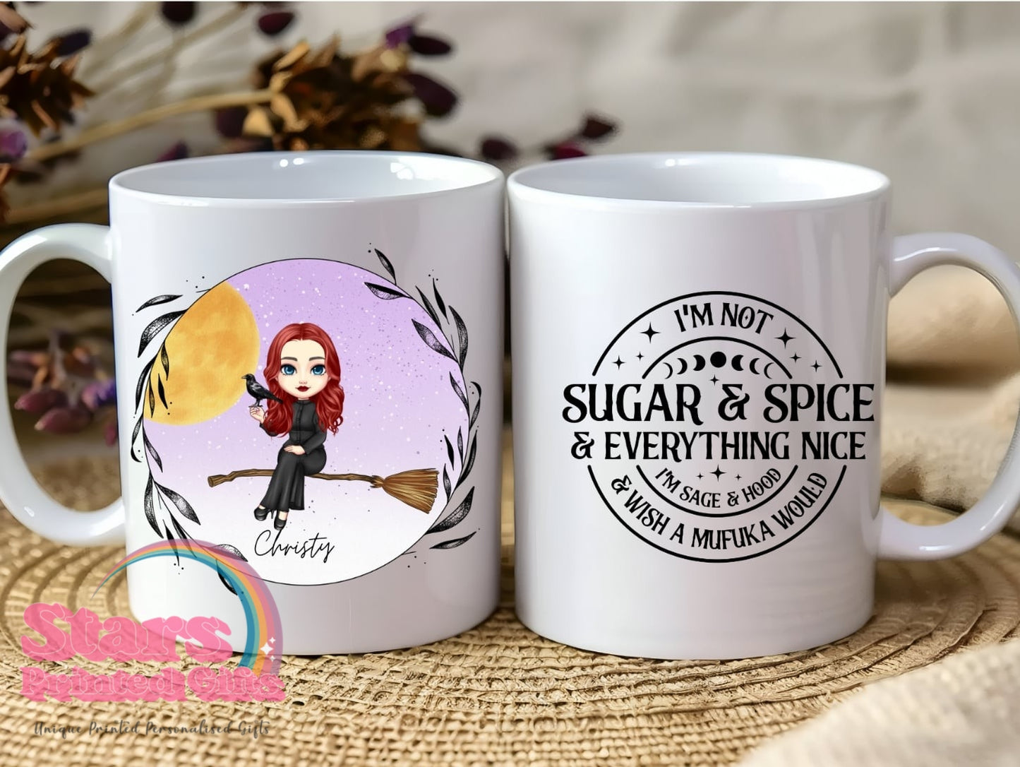 Halloween Personalised Ceramic Mug- Sugar & Spice