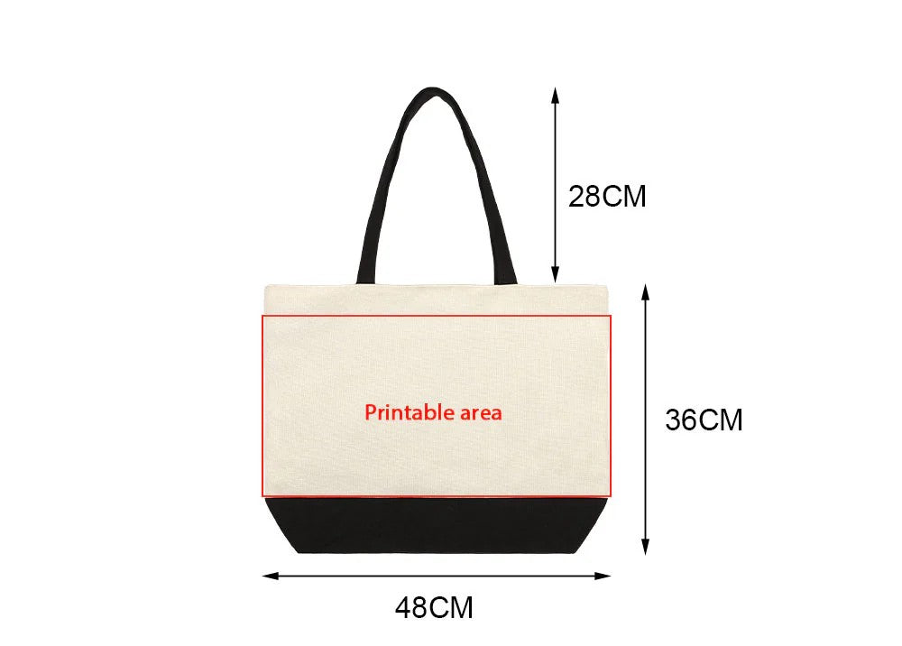 Personalised Teacher Zipped Tote Bag | Eco Friendly Reusable Teachers Bag | Custom Gift for Teachers- Teacher