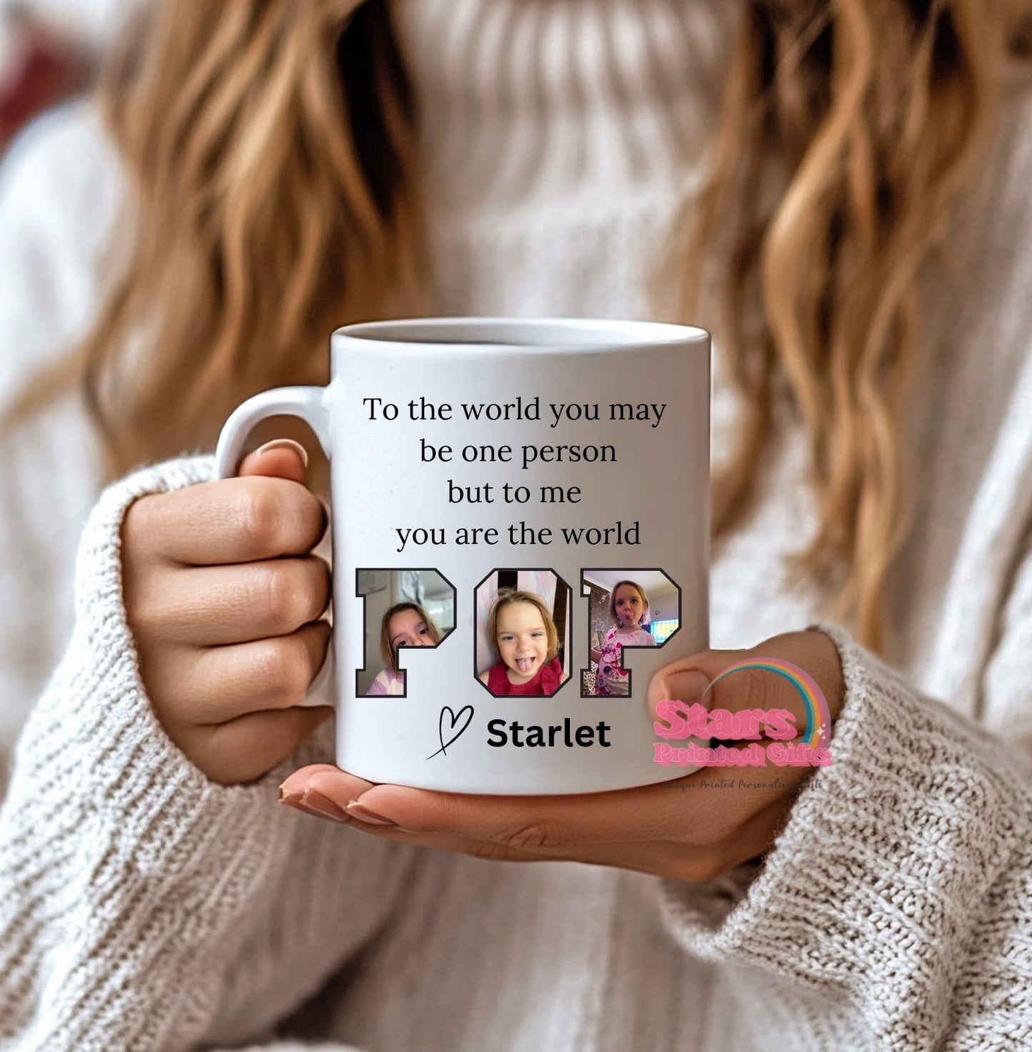 Dad/Daddy Photo Mug, Custom Personalised Father's Day Gift, Custom Mug.