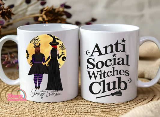 Halloween Personalised Ceramic Mug- Spooky Vibes