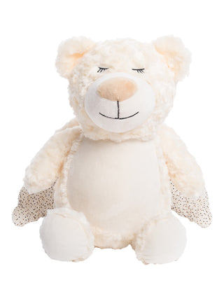 Memorial  Personalised Angel Wing  Bear