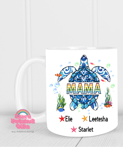 Custom Turtle Personalised 11/15oz Ceramic Mug