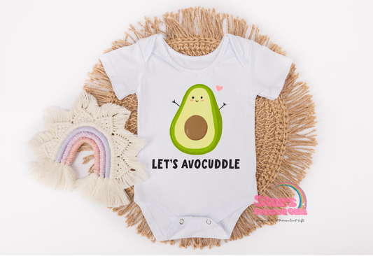 Avocuddle Fruit Pun Baby Onesie/Tshirt