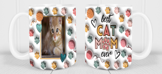 Best Cat Mum Ever Photo Mug