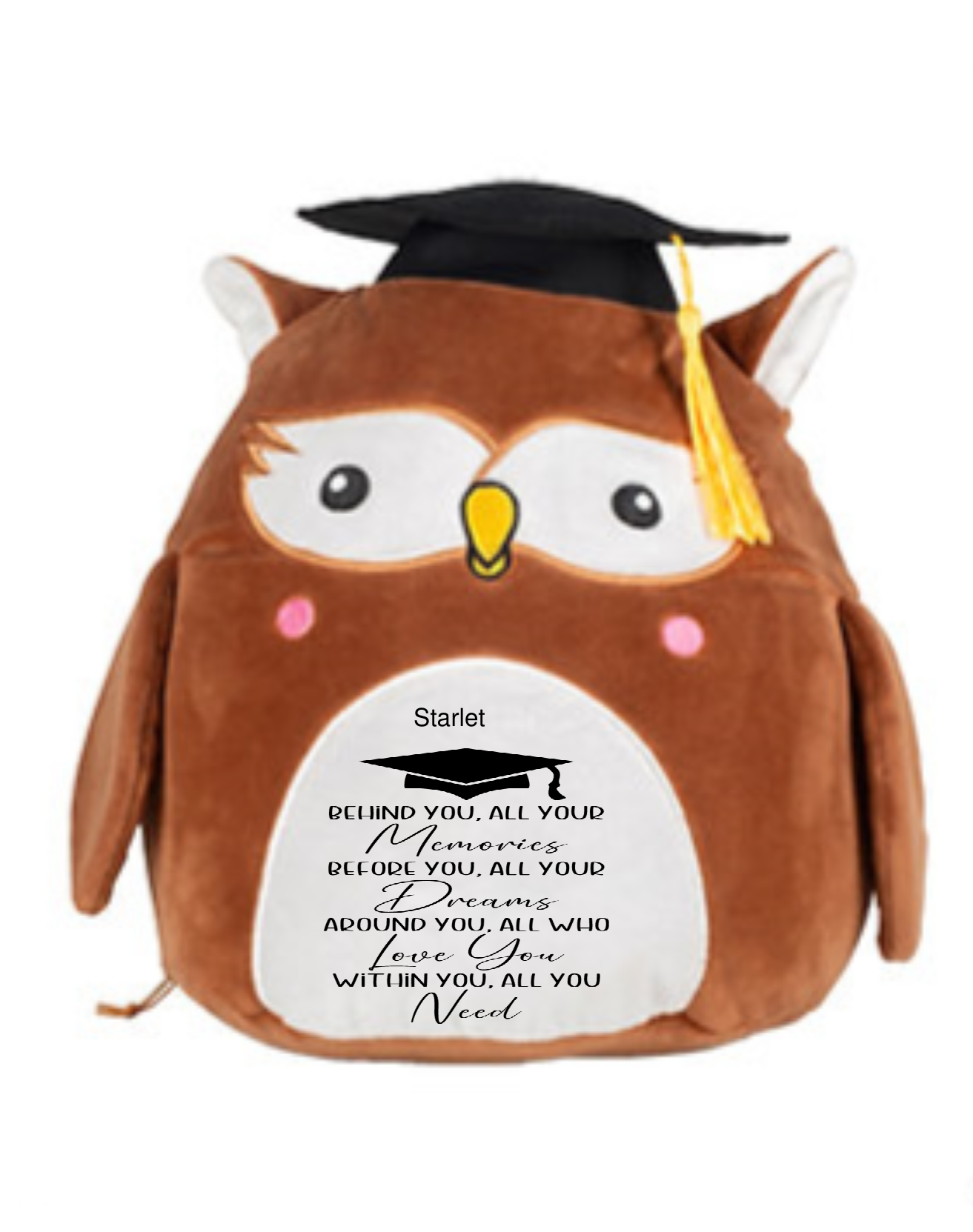 Graduation Personalised Squidgy  Owl