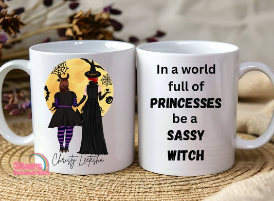Halloween Personalised Ceramic Mug- Spooky Vibes