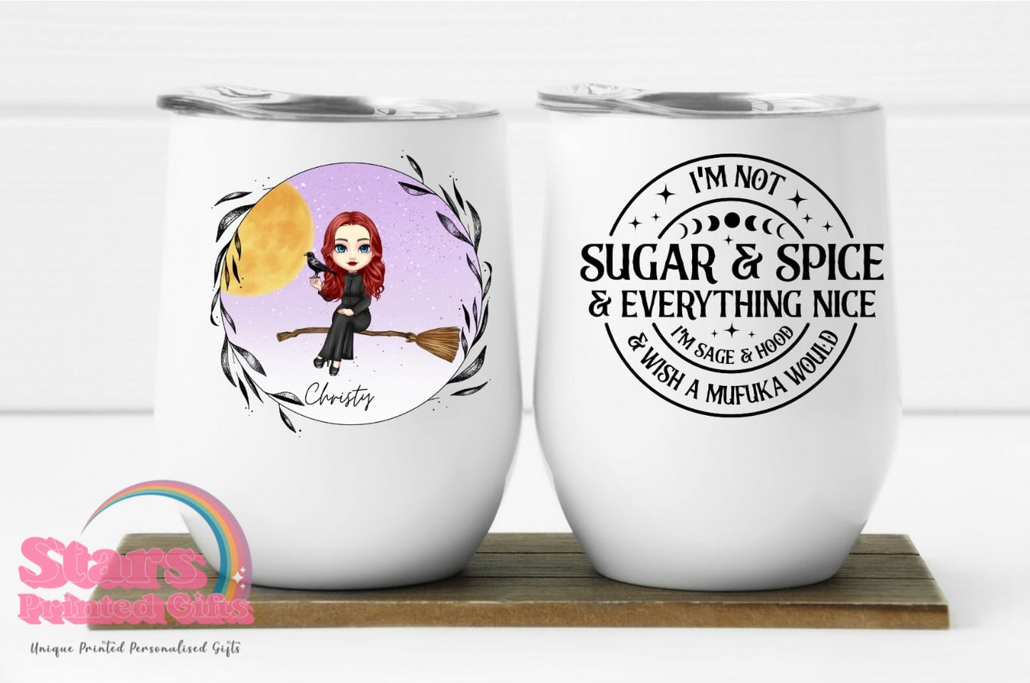 Halloween Personalised Insulated Tumbler - Sugar & Spice