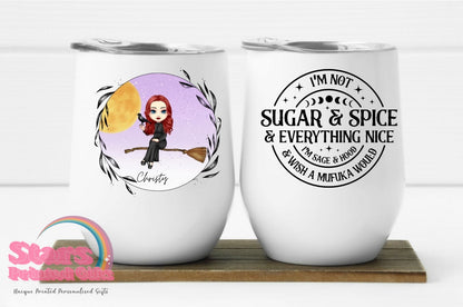 Halloween Personalised Insulated Tumbler - Sugar & Spice