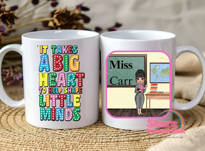 Personalised Teacher Mug , Unique Teacher Gift, Coffee Cup for Teacher Appreciation Gift, Teacher Gift.