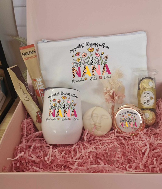 Gift Set For Nana, Personalised Gift Hamper For Nana.