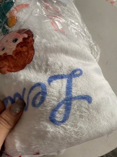 Personalised Baby blanket, Custom baby shower gift, Custom kids blanket, Name Printed Princess Blanket