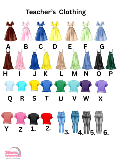 Personalised Teacher Artwork, Custom Teacher Portrait , School Photo Artwork , Digital Print, Printed or Framed Gift.