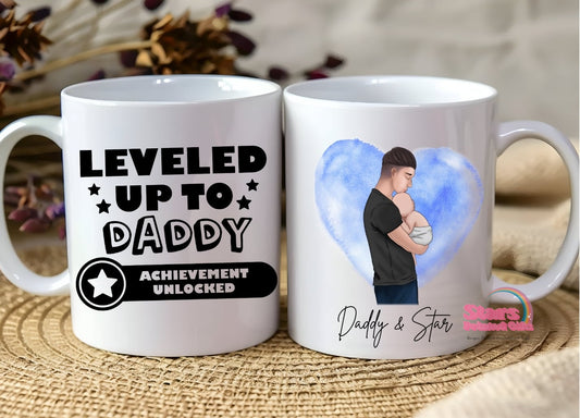Gamer Daddy Mug, Custom 1st  Father's Day Gift, Custom Mug.