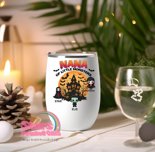 Halloween Personalised Insulated Tumbler - Little Monsters