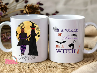 Halloween Personalised Ceramic Mug- Spooky Vibes