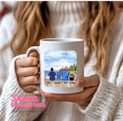 Best  Dad, Custom Personalised Father's Day Gift, Custom Mug.