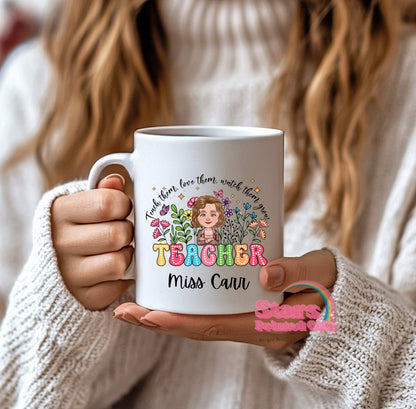 Personalised Teacher Mug , Unique Teacher Gift, Coffee Cup for Teacher Appreciation Gift,  Teacher Gift