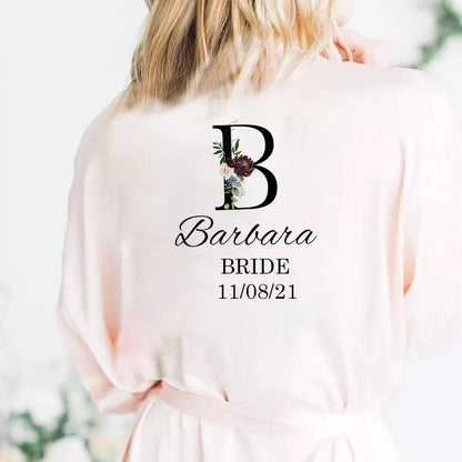Personalised Satin Robes