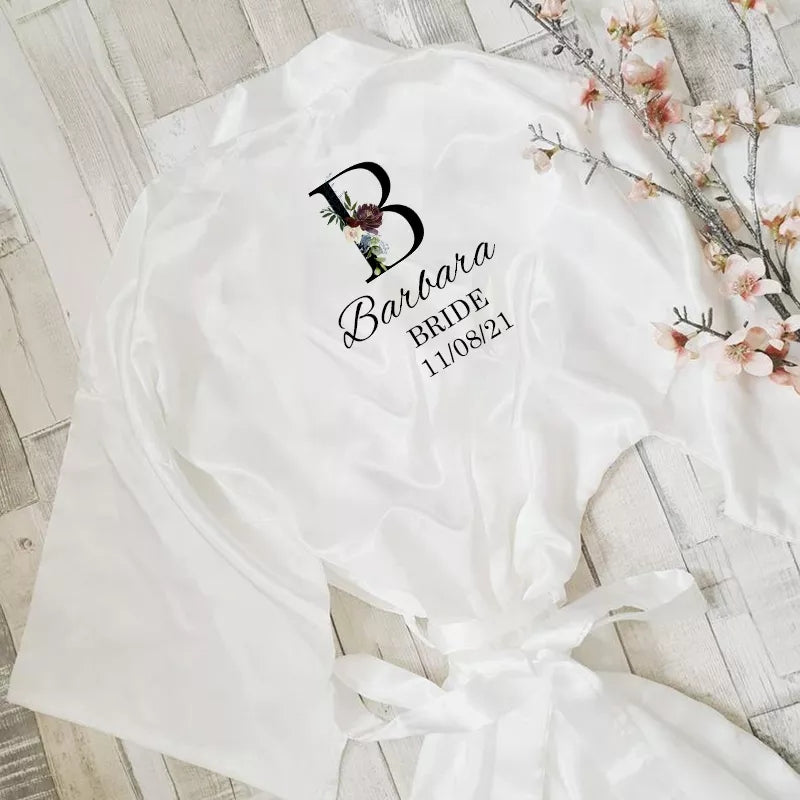 Personalised Satin Robes