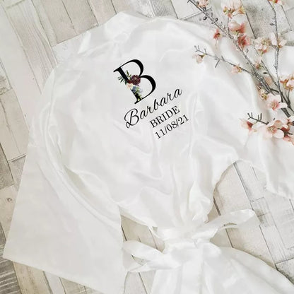 Personalised Satin Robes